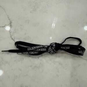 Authentic Golden Goose Black Laces 112cm Brand New!
